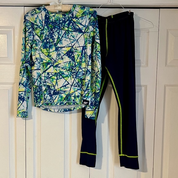 Lands' End Matching Sets Set Kids Thermal Base Layer Long Underwear